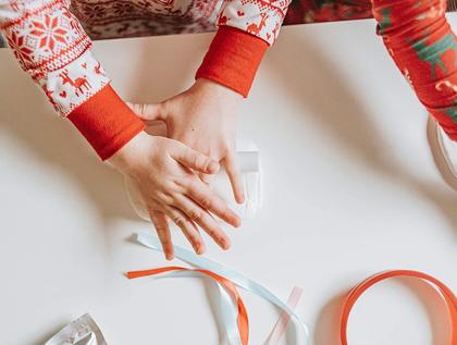 Imagem de Kit de enfeite de lembrança com impressão de mão de bebê Baby Mushroom