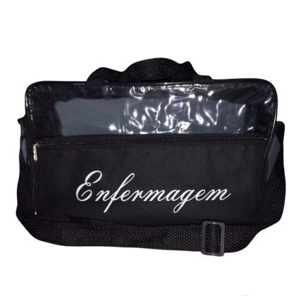 Imagem de Kit de enfermagem com esfigmo esteto e bolsa transparente completo