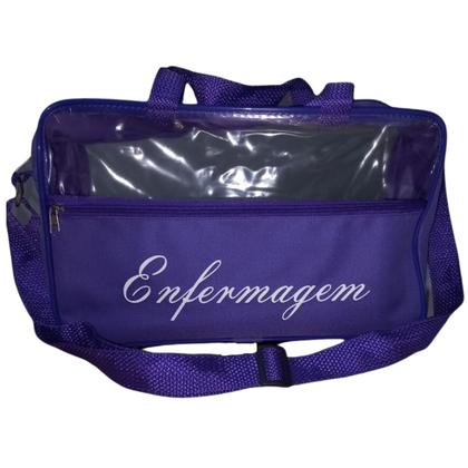 Imagem de Kit de enfermagem com esfigmo esteto e bolsa transparente completo
