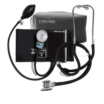 Imagem de Kit de enfermagem com esteto esfigmo termômetro e bolsa