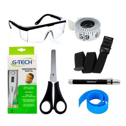 Imagem de Kit de enfermagem preto p.a.med com  oxímetro
