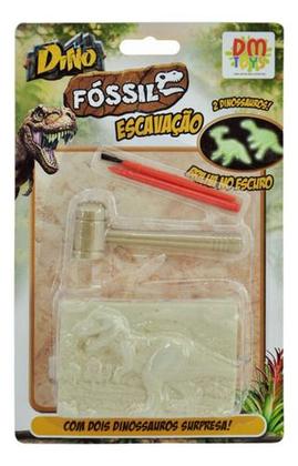 Imagem de Kit De Escavação Fósseis Dino Fossil Brinquedo Arqueologia