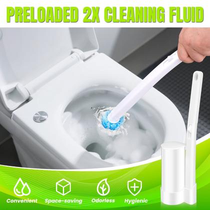 Imagem de Kit de escova sanitária descartável KOKL com suporte e 48 refis