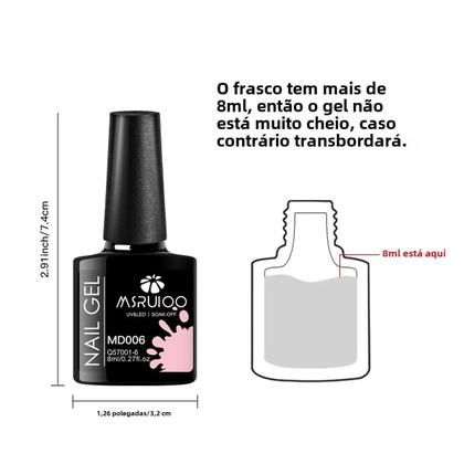 Imagem de Kit de Esmalte em Gel UV de Longa Duração - 7 Peças para Nail Art