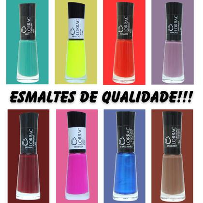 Imagem de Kit De Esmaltes 44 Cores Cremoso Colorido Profissional Qualidade