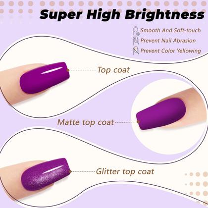 Imagem de Kit de Esmaltes em Gel PHOENIXY 48W - 44 Cores e 72 Efeitos com Luz UV