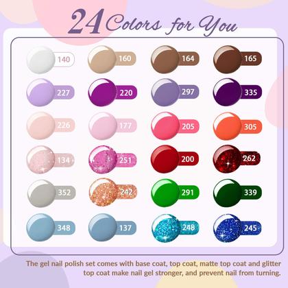 Imagem de Kit de Esmaltes em Gel PHOENIXY 48W - 44 Cores e 72 Efeitos com Luz UV