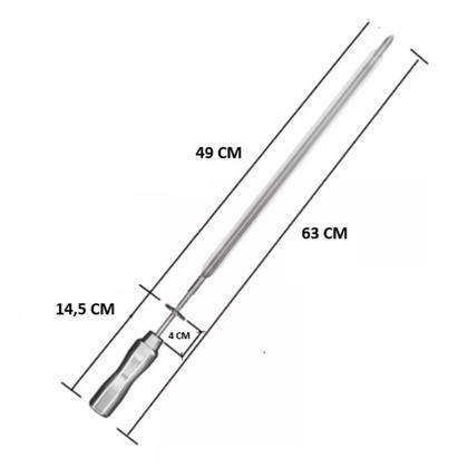 Imagem de Kit De Espetos Grelha/espada/tridente Inox