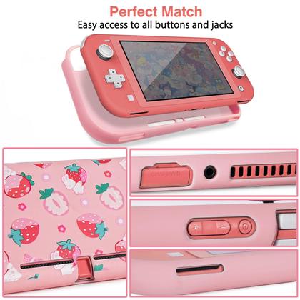 Imagem de Kit de estojo de transporte TikoDirect Switch Lite com protetores de tela