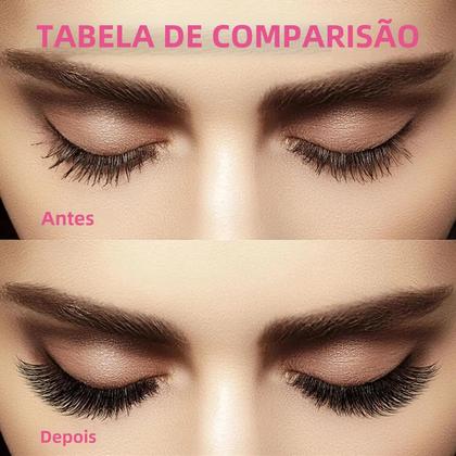 Imagem de Kit de Extensão de Cílios com 200 Peças - Cola, Pinças e Ferramentas