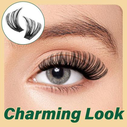 Imagem de Kit de extensão de cílios KEYYOU 280 unidades Soft Clusters 100D Curl