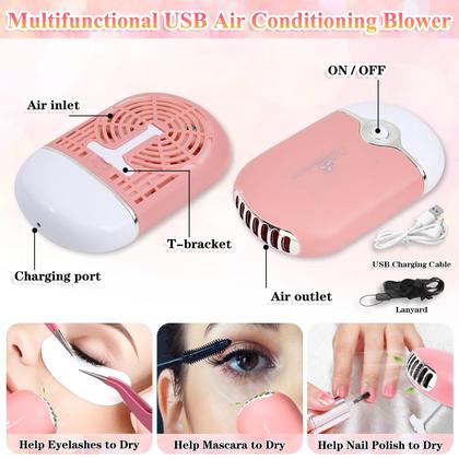 Imagem de Kit de extensão de cílios Tetutor para iniciantes com cabeça de manequim