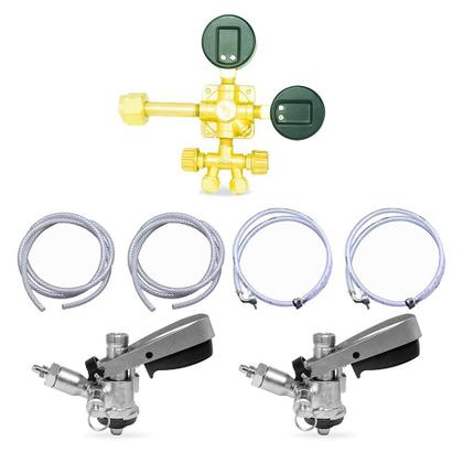 Imagem de Kit De Extração de Chopp para chopeira de 02 torneiras