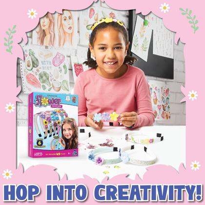 Imagem de Kit de fabricação de bandanas PURPLE LADYBUG DIY para meninas de 5 a 7 anos
