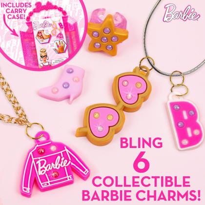 Imagem de Kit de fabricação de joias Barbie Sparkling Bling com estojo de armazenamento 6+