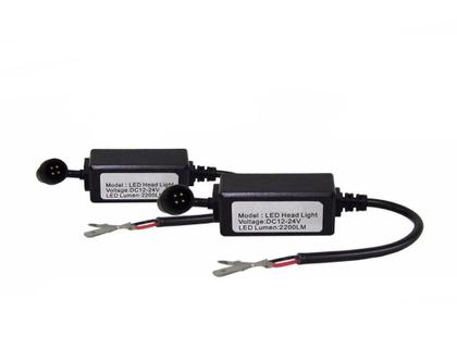 Imagem de Kit de Farol Lanterna Automotivo para Carro Lampada Led H8 Branca Headlight 6000k (H8)