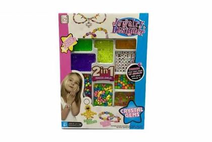 Imagem de Kit de fazer pulseiras colar miçangas bijuteria infantil