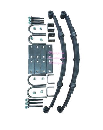 Imagem de kit de feixe mola de 4 laminas para carretinhas reboque trailers Suporta até 550kg total