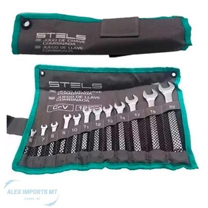 Imagem de Kit de Ferramenta Jogo De Chave Combinada 6 A 22mm C/12 Pçs