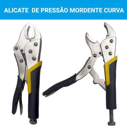 Imagem de Kit de Ferramentas Alicates Pressão Diagonal Universal Chaves Fenda e Philips