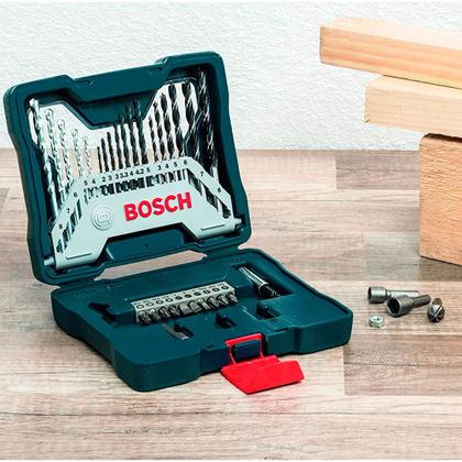 Imagem de Kit de Ferramentas Brocas e Pontas X-Line 33 Peças Bosch 2607017398