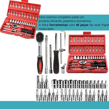 Imagem de Kit De Ferramentas Com Bits Diversos Aço Carbono
