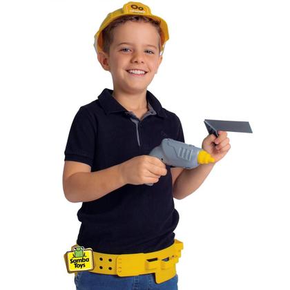 Imagem de Kit De Ferramentas Construtor Infantil Com Cinto - Samba Toys