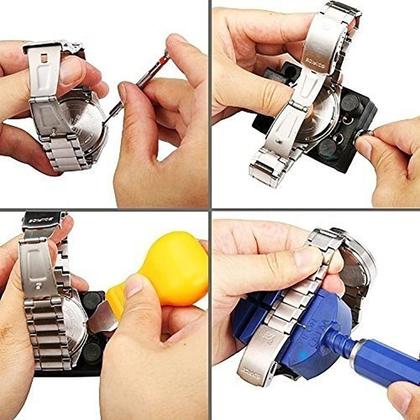 Imagem de Kit de ferramentas de reparo de relógio com estojo