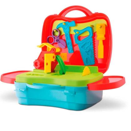 Imagem de Kit de Ferramentas Infantil - Diver Massa - Minha Maletinha - Construção - Divertoys