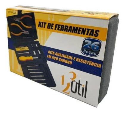 Imagem de Kit De Ferramentas Manuais Com 26 Peças - 123ULTIL