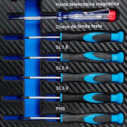 Imagem de Kit de Ferramentas Manuais com 299 Peças G19565AC GAMMA