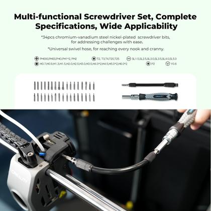Imagem de Kit de ferramentas para impressora 3D Creality 74Pcs para todas as impressoras FDM