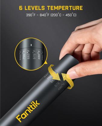 Imagem de Kit de ferro de soldar Fanttik T1 Max sem fio 2600mAh 840 