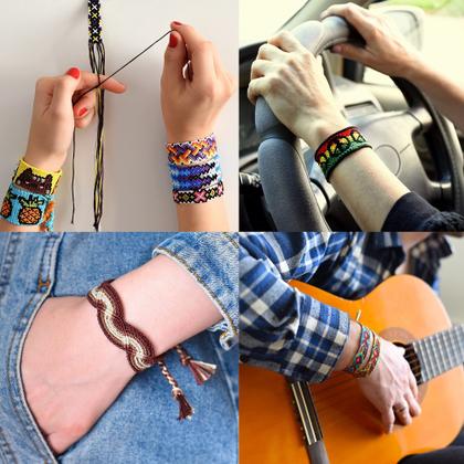 Imagem de Kit de fio dental bordado Peirich Cross Stitch com caixa organizadora