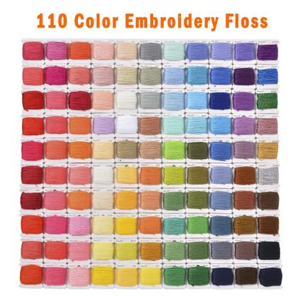 Imagem de Kit de fio dental bordado Peirich Cross Stitch com caixa organizadora