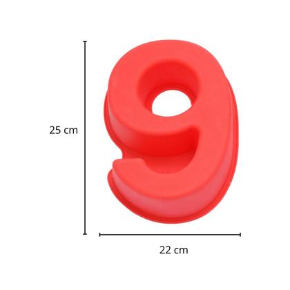 Imagem de Kit De Formas Numéricas De Silicone Do 0 a 9