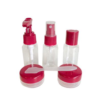 Imagem de Kit De Frascos 7 Peças Para Viagem Porta Cosméticos Jacki Design