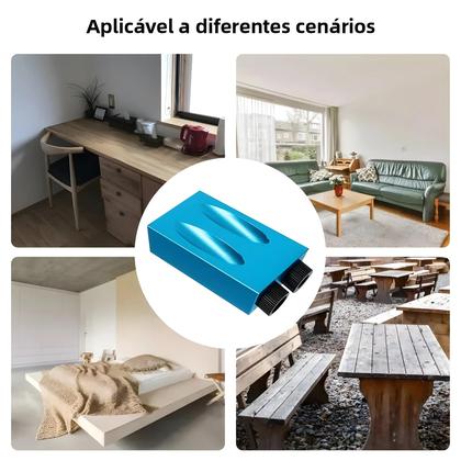 Imagem de Kit De Gabarito Para Furos Ocultos De 15 Graus, 7, 14 Ou 15 Peças, Guia De Perfuração De Madeira Com