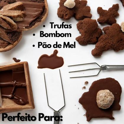 Imagem de Kit de Garfo Para Bombom de 2 e 3 pontas