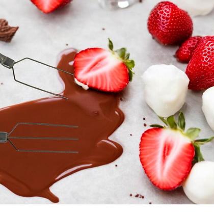 Imagem de Kit de Garfo Para Bombom de 2 e 3 pontas