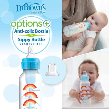 Imagem de Kit de Garrafas Sippy Dr. Brown's Anti-Cólica 250mL (6m+)
