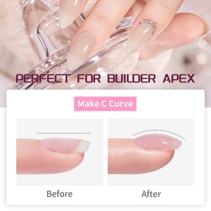 Imagem de Kit de Gel Nail Builder JODSONE - 22 Unidades com Base, Top Coat e Adesivos