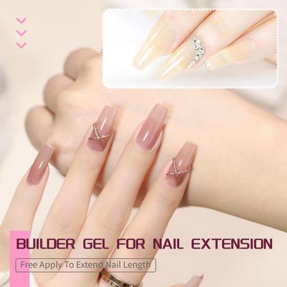 Imagem de Kit de Gel Nail Builder JODSONE - 22 Unidades com Base, Top Coat e Adesivos