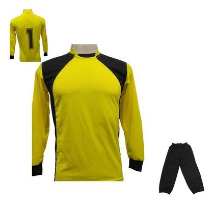 Imagem de Kit de Goleiro Infantil com Camisa e Calça Acolchoada