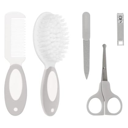 Imagem de Kit De Higiene E Cuidados Para Bebê Buba Cinza 13687 - Buba