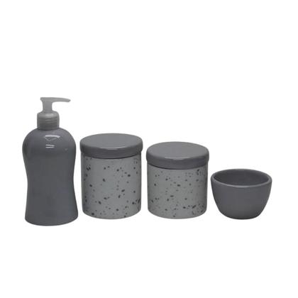 Imagem de Kit de Higiene p/ Bebê em Porcelana 5 Peças - Cores Sortidas - Amigold