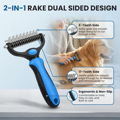 Imagem de Kit de Higiene para Pets Neyakopaw 4 em 1 com Rake Desembaraçador