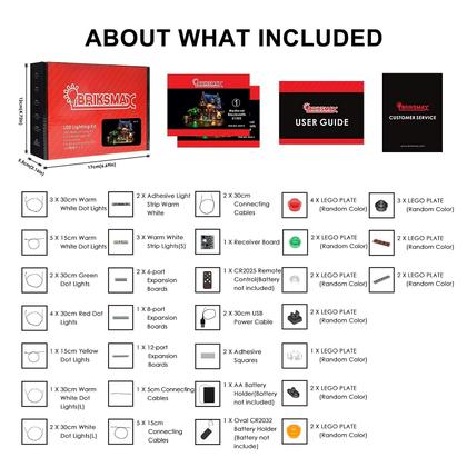 Imagem de Kit de iluminação LED BRIKSMAX para Lego 21325 Medieval Blacksmith