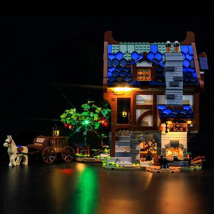 Imagem de Kit de iluminação LED BRIKSMAX para Lego 21325 Medieval Blacksmith