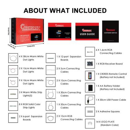 Imagem de Kit de iluminação LED BRIKSMAX para modelo de piano de cauda Lego 21323